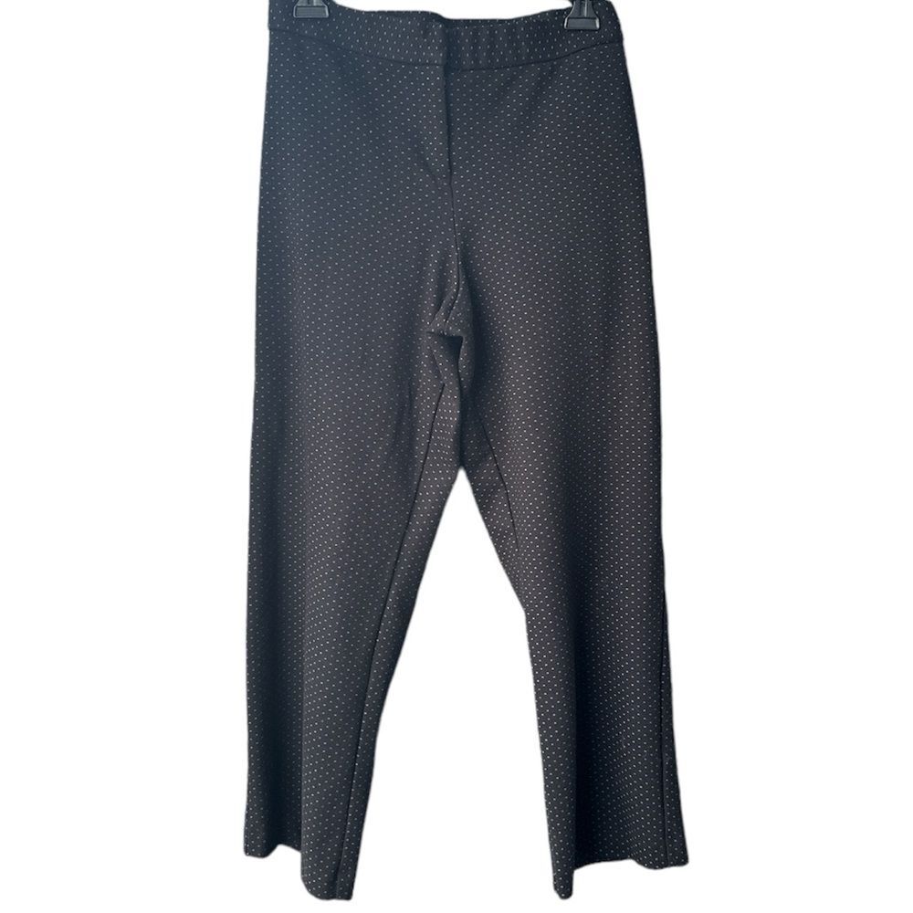 Amanda & Chelsea Dress Pant Polka Dot Black White Size 16
